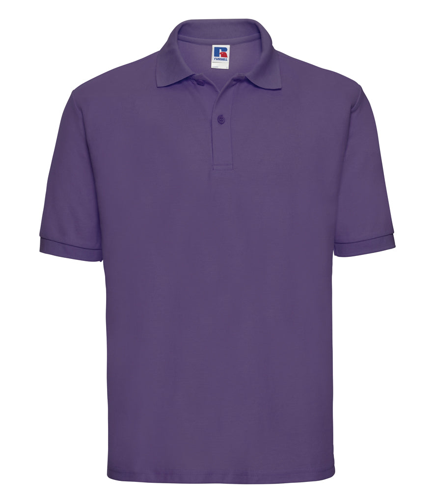 539M Russell Poly/Cotton Piqué Polo Shirt