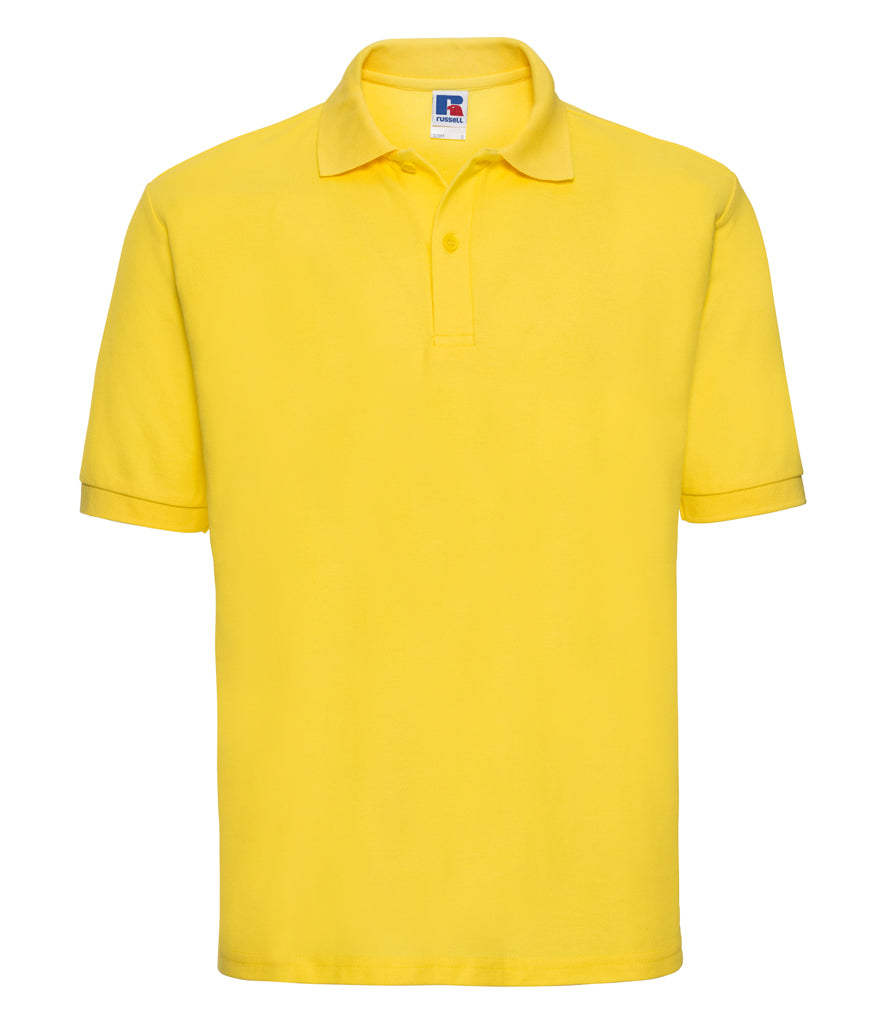 539M Russell Poly/Cotton Piqué Polo Shirt