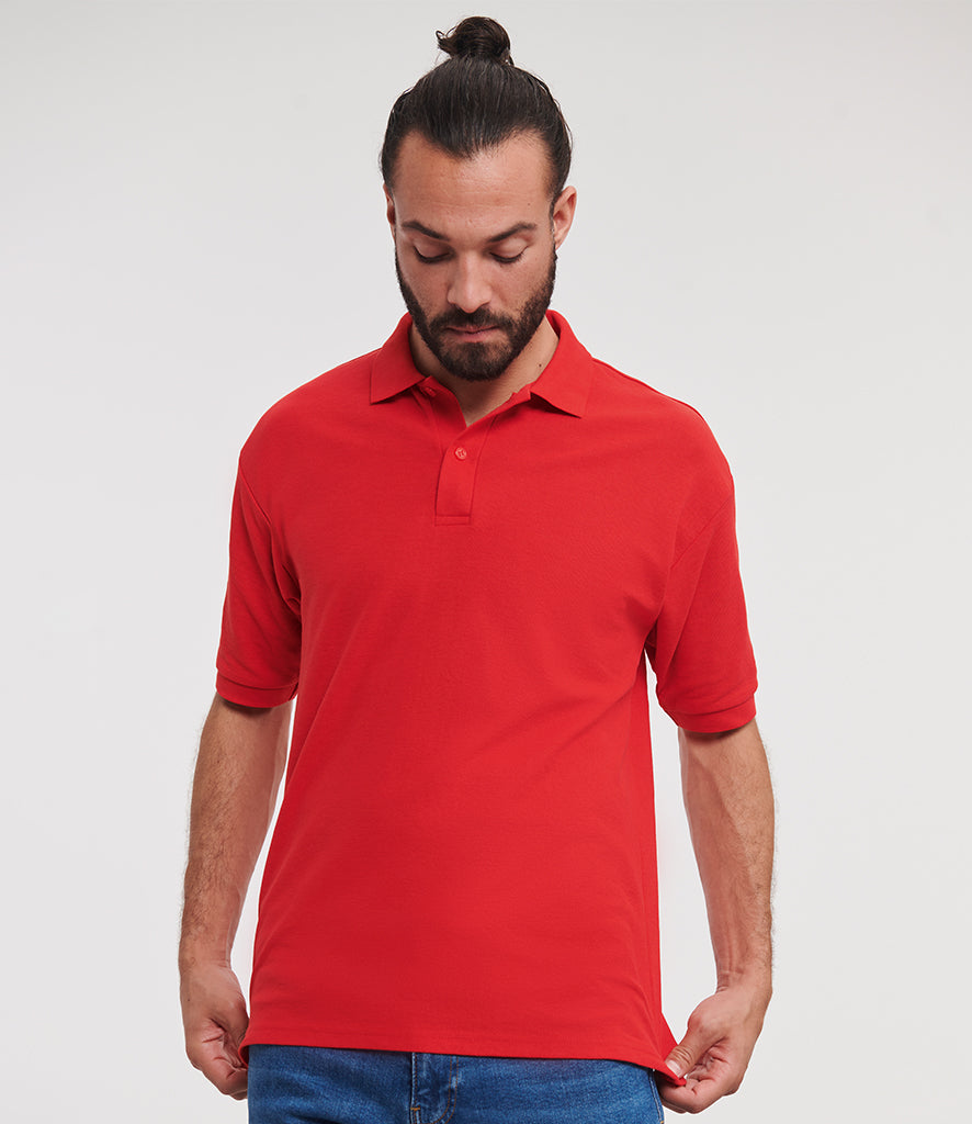 539M Russell Poly/Cotton Piqué Polo Shirt