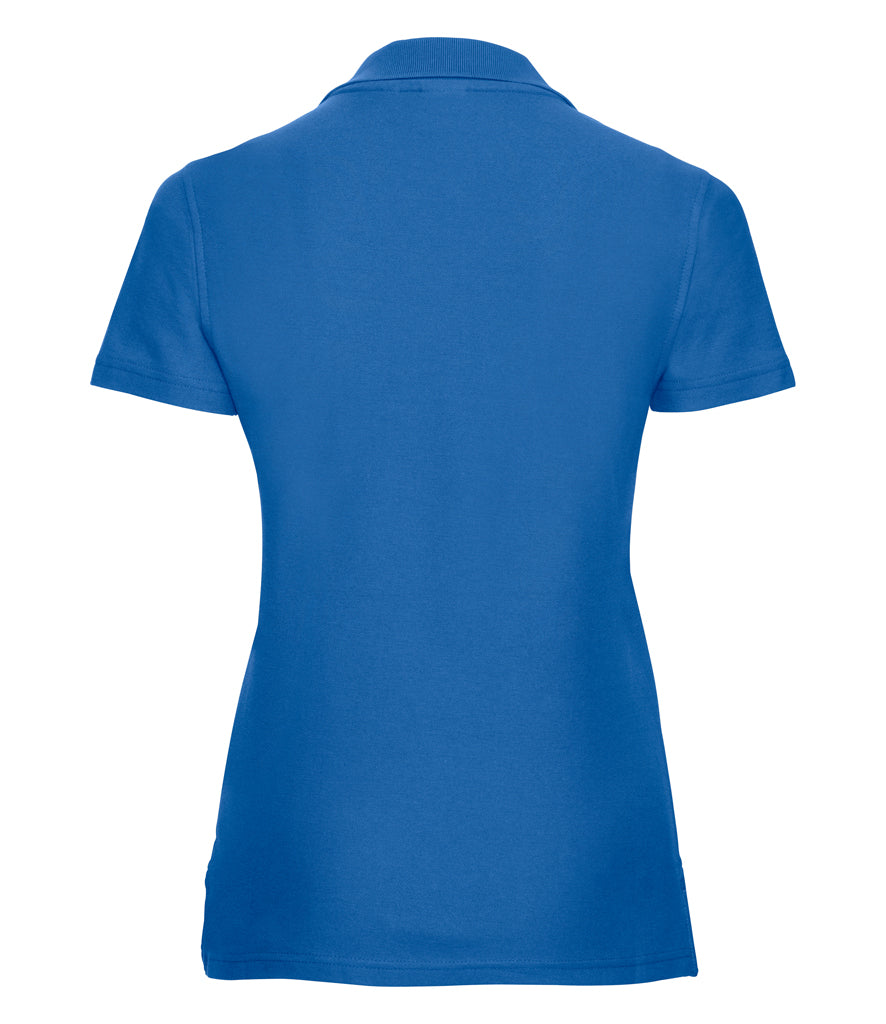 577F Russell Ladies Ultimate Cotton Piqué Polo Shirt