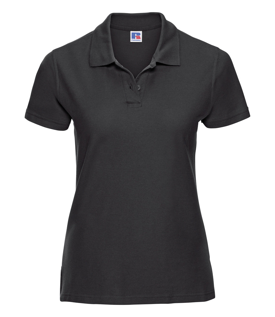 577F Russell Ladies Ultimate Cotton Piqué Polo Shirt