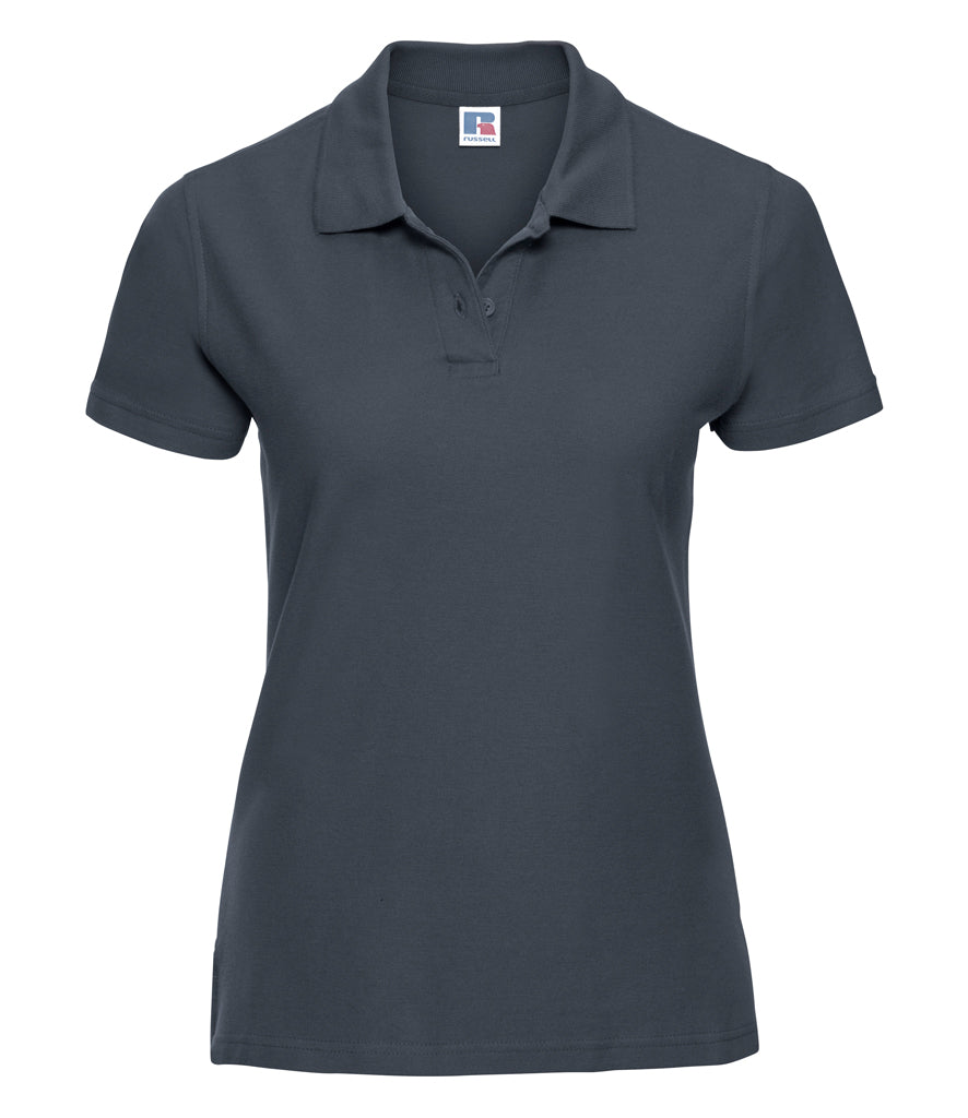 577F Russell Ladies Ultimate Cotton Piqué Polo Shirt