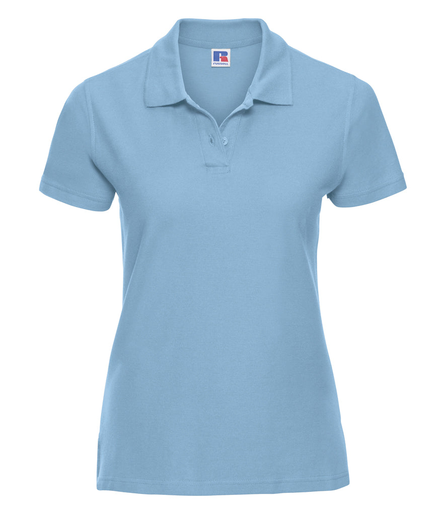 577F Russell Ladies Ultimate Cotton Piqué Polo Shirt