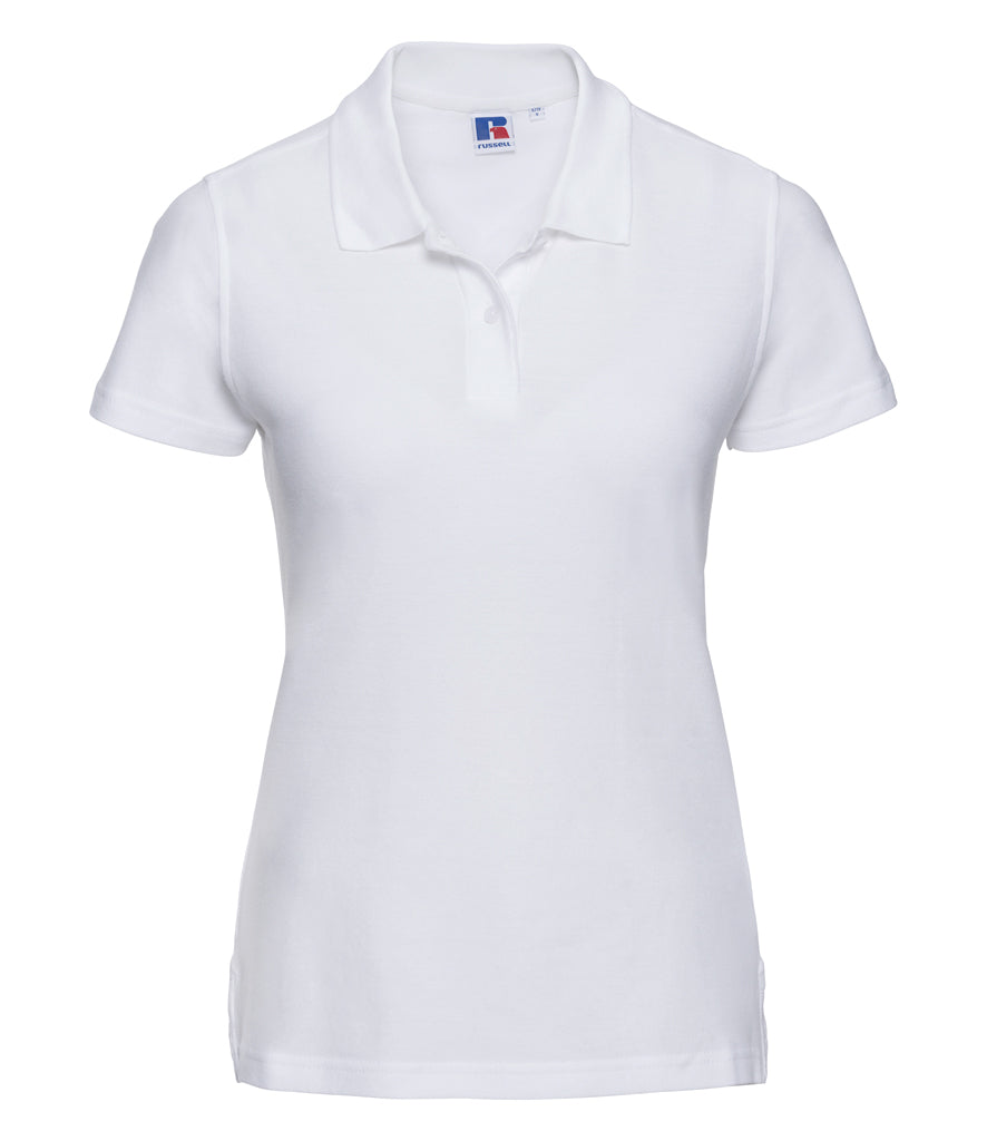 577F Russell Ladies Ultimate Cotton Piqué Polo Shirt