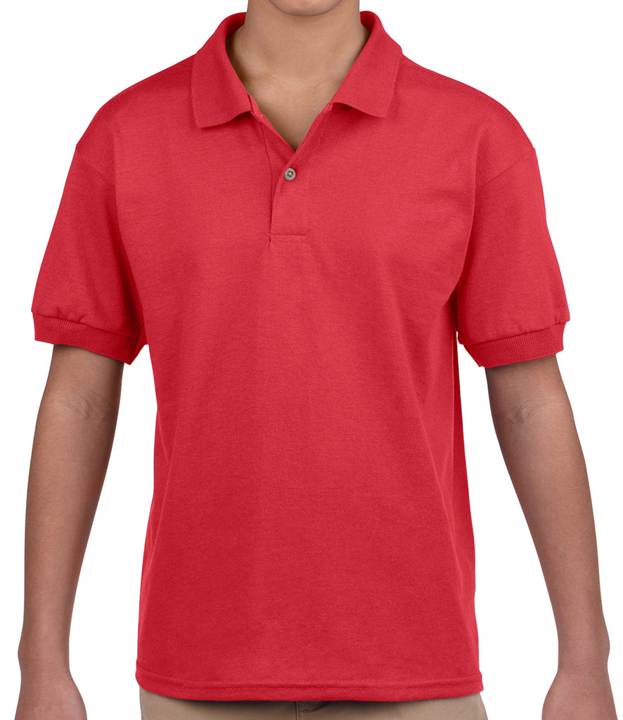 GD40B Gildan Kids DryBlend® Jersey Polo Shirt