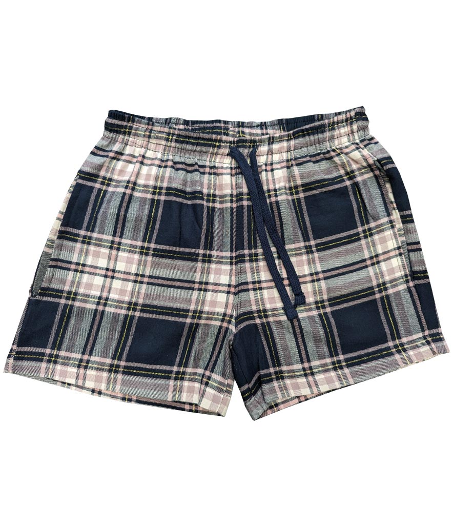 FL55LNP Ladies Tartan Pyjama Shorts