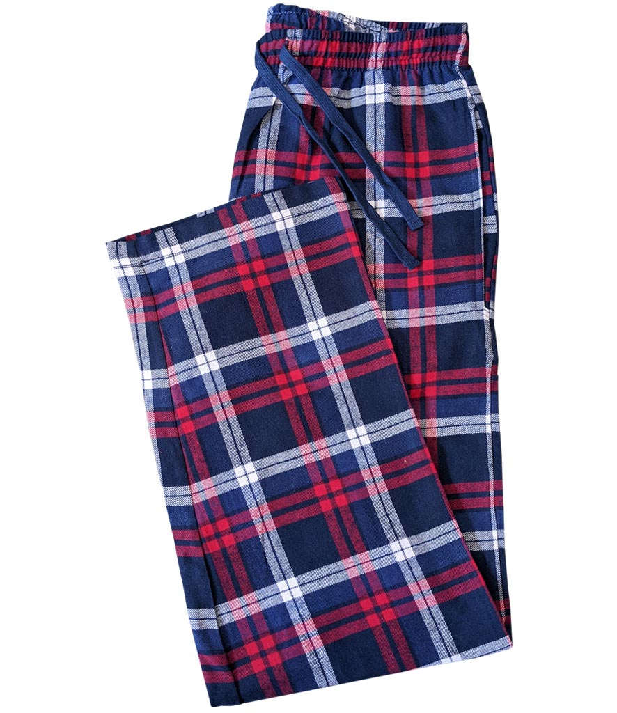 FL57LRN Ladies Tartan Pyjama Trousers