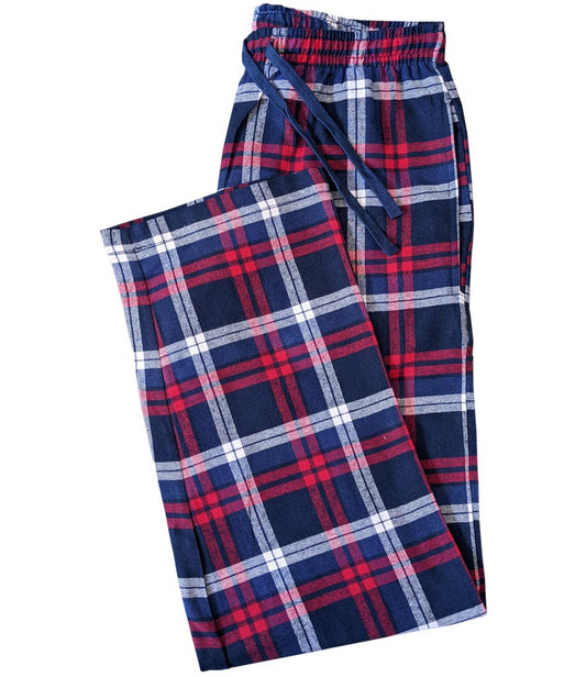 FL57MRN Men's Tartan Pyjama Trousers