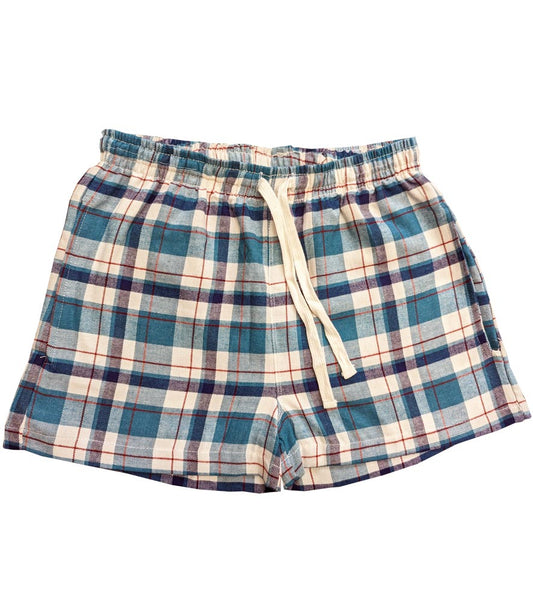 FL55LTG Ladies Tartan Pyjama Shorts