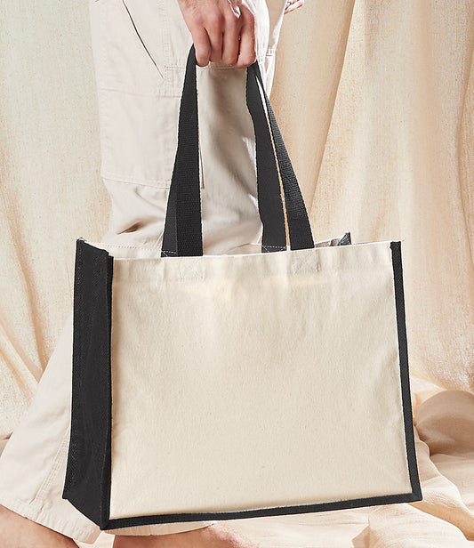 W422 Westford Mill Printers Jute Classic Shopper