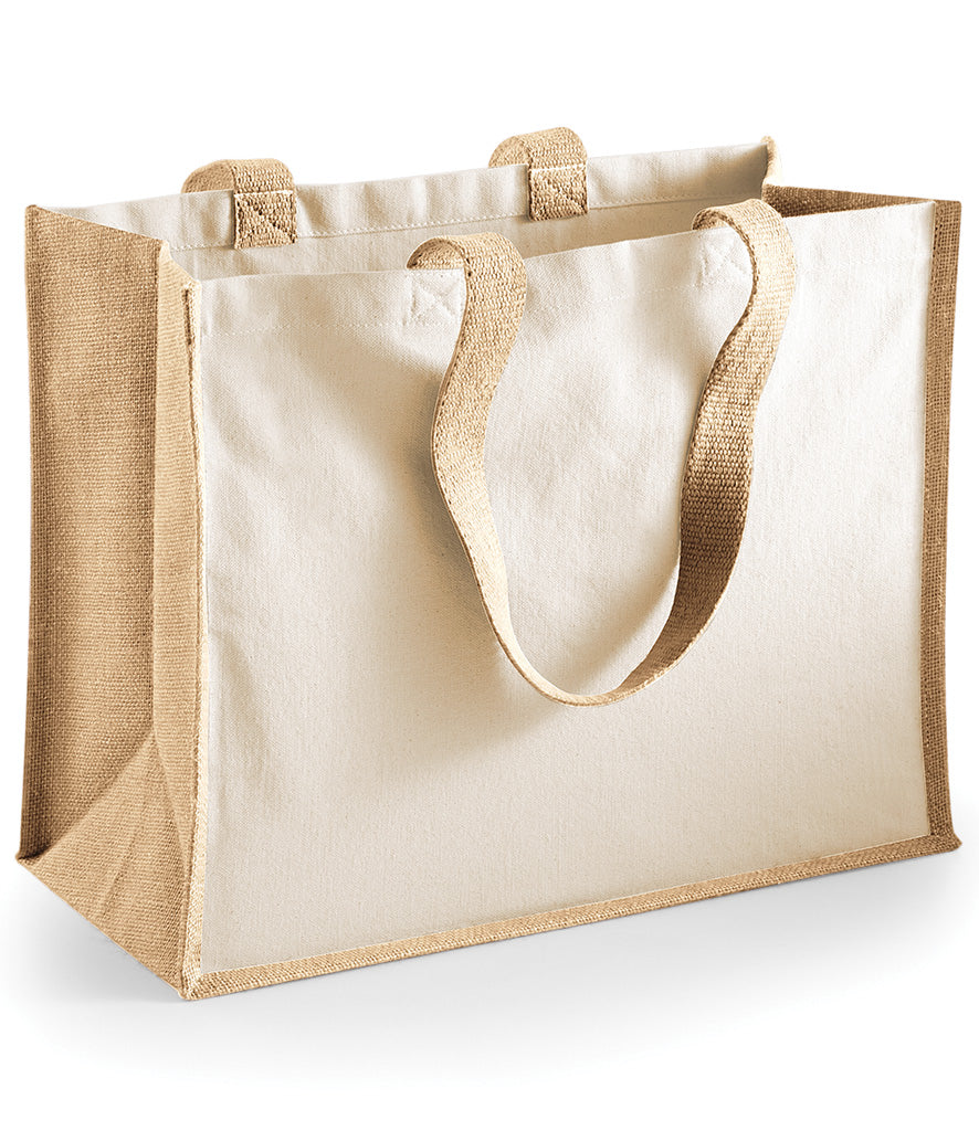 W422 Westford Mill Printers Jute Classic Shopper