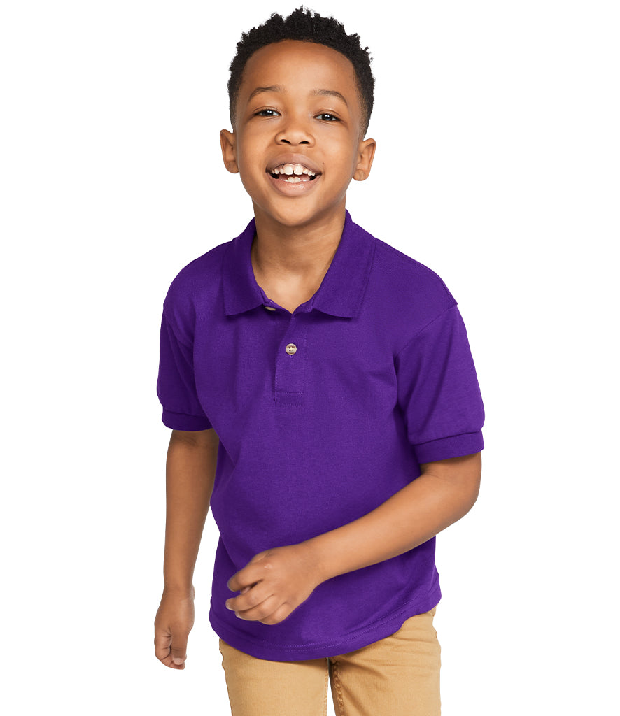 GD40B Gildan Kids DryBlend® Jersey Polo Shirt