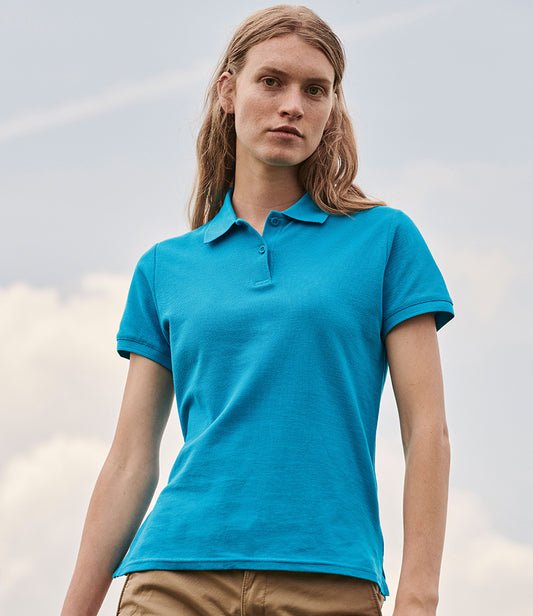 SS89 (630300) Fruit of the Loom Lady-Fit Premium Cotton Piqué Polo Shirt