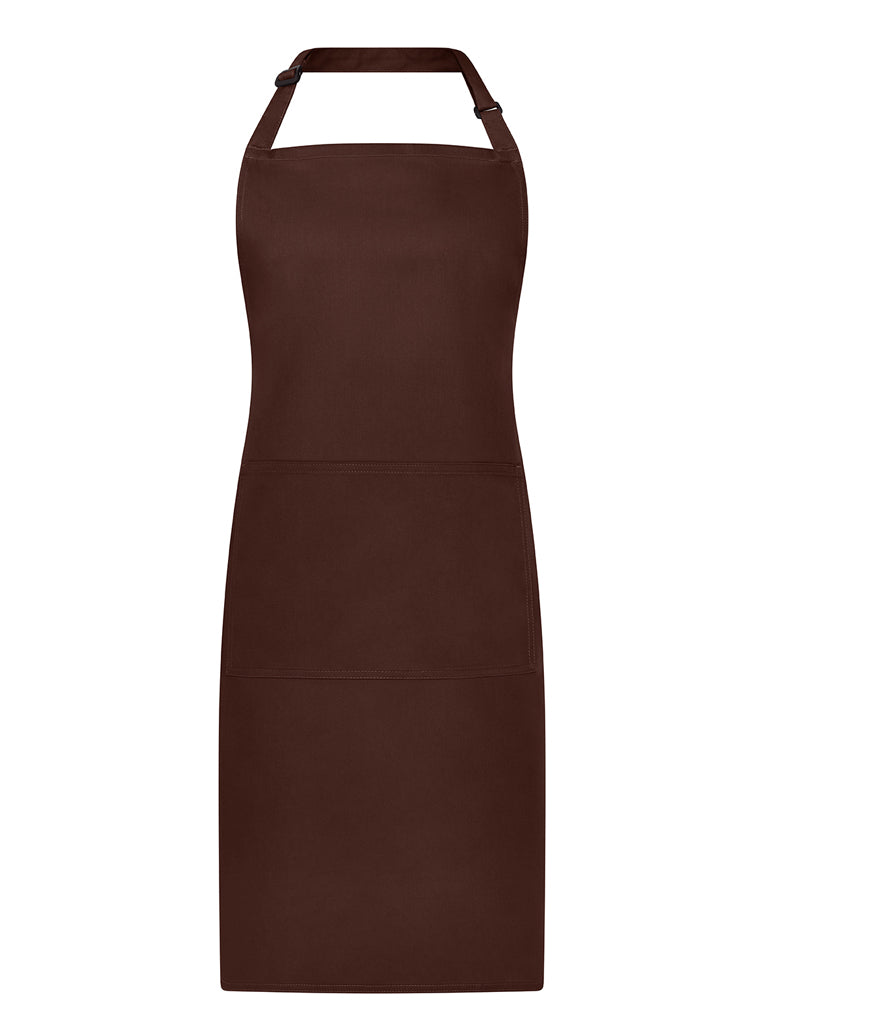 BR501 Brand Lab Adjustable Bib Pocket Apron