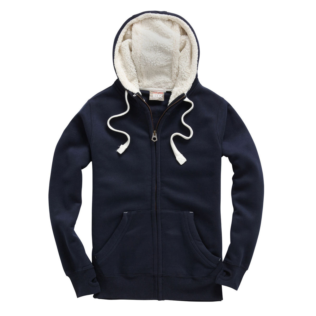 F15 Cottonridge Sherpa Fleece Zip Hoodie-Peach Finished