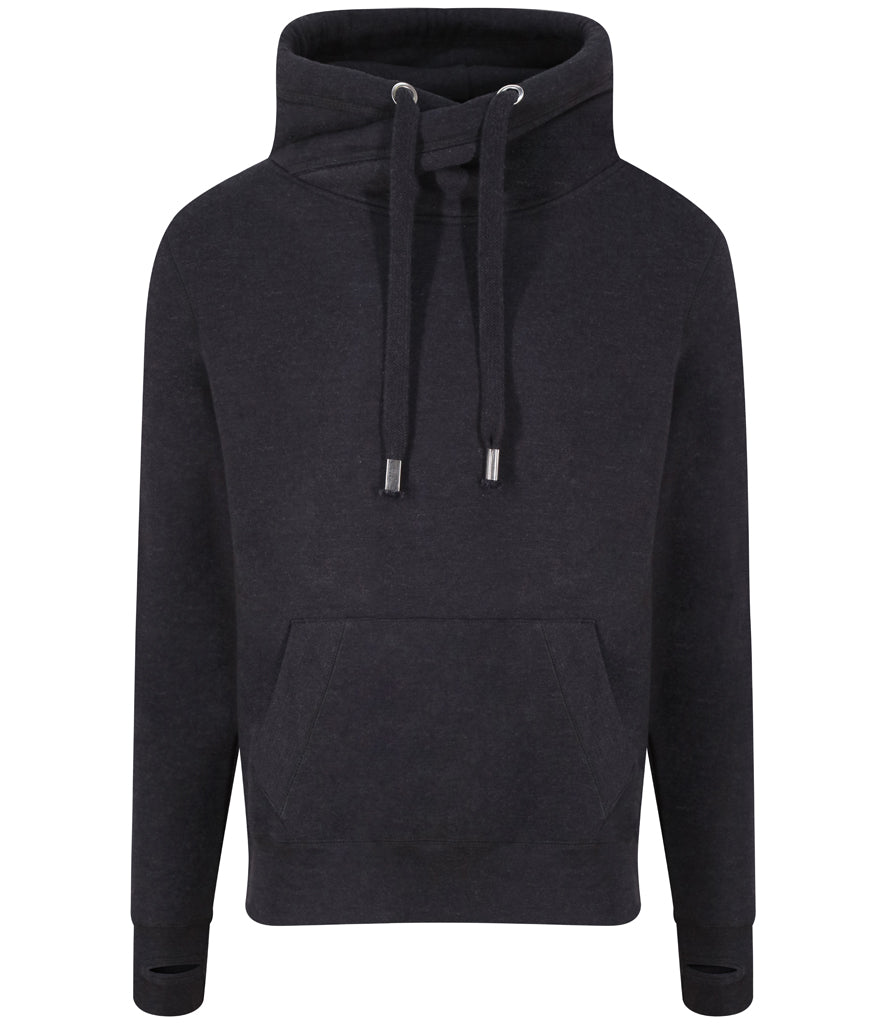 JH021 AWDis Cross Neck Hoodie