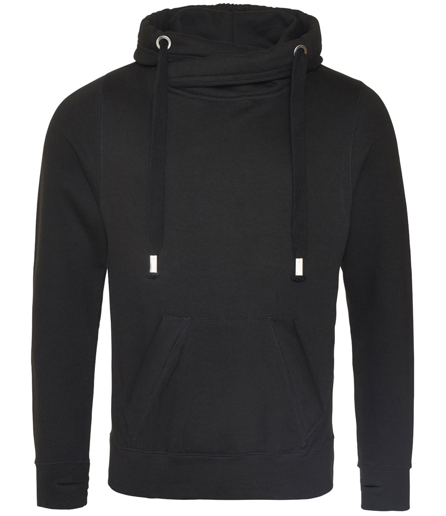 JH021 AWDis Cross Neck Hoodie