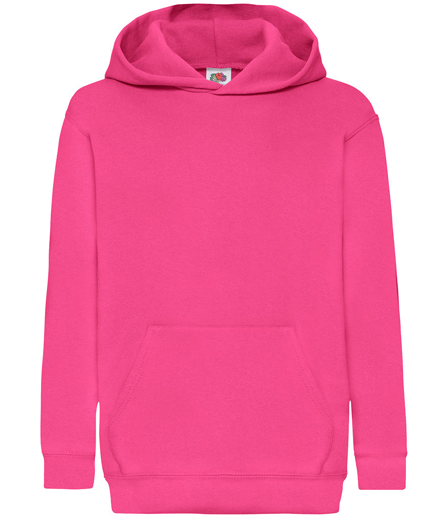 SS14B (620430) Fruit of the Loom Kids Classic Hooded Sweatshirt