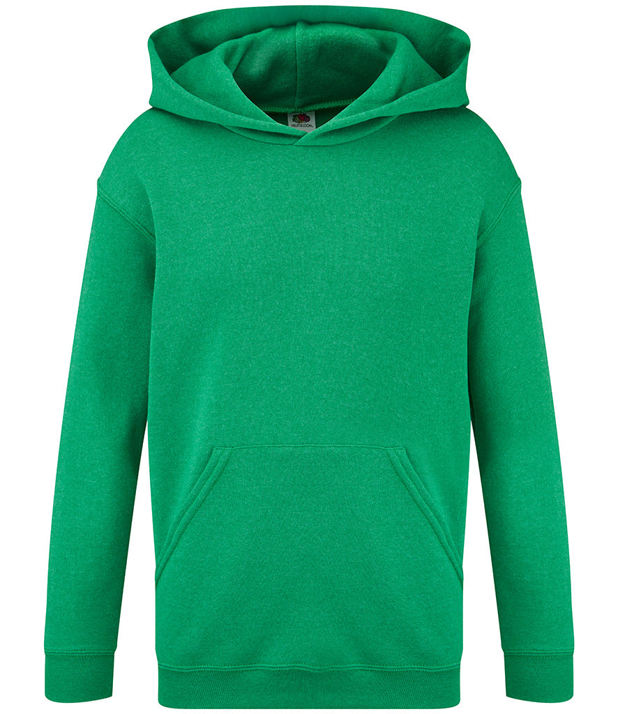 SS14B (620430) Fruit of the Loom Kids Classic Hooded Sweatshirt