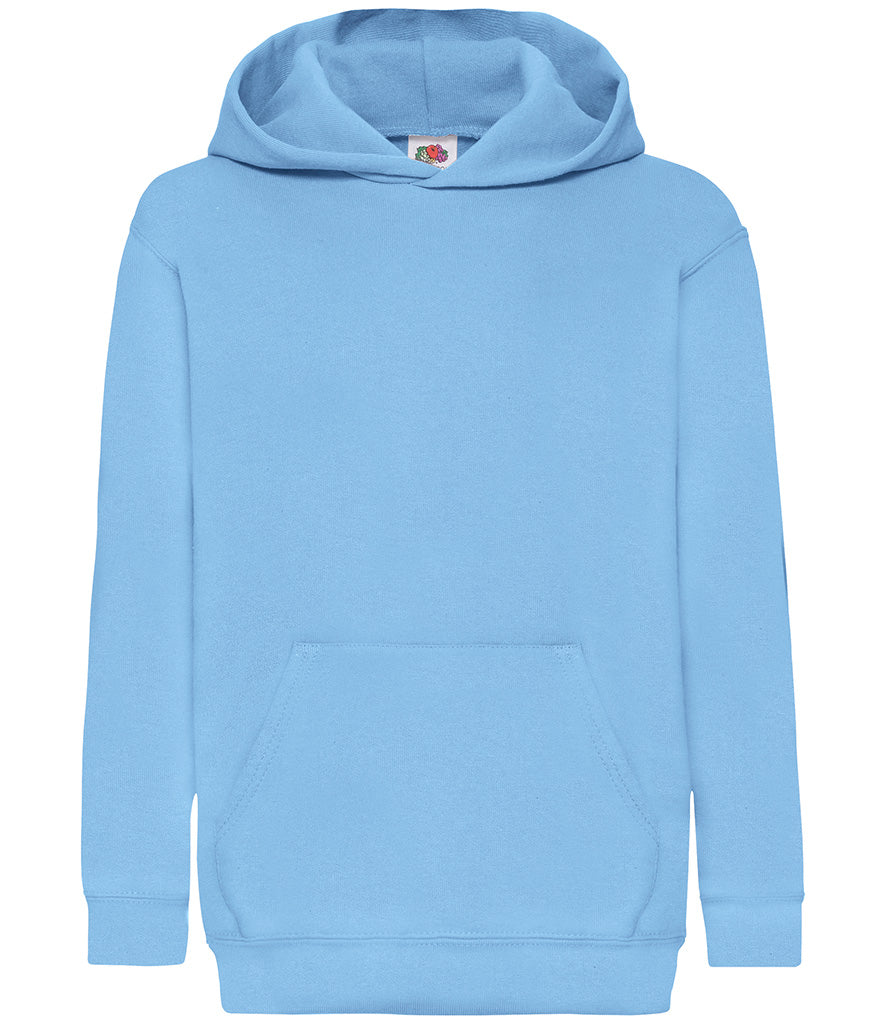 SS14B (620430) Fruit of the Loom Kids Classic Hooded Sweatshirt