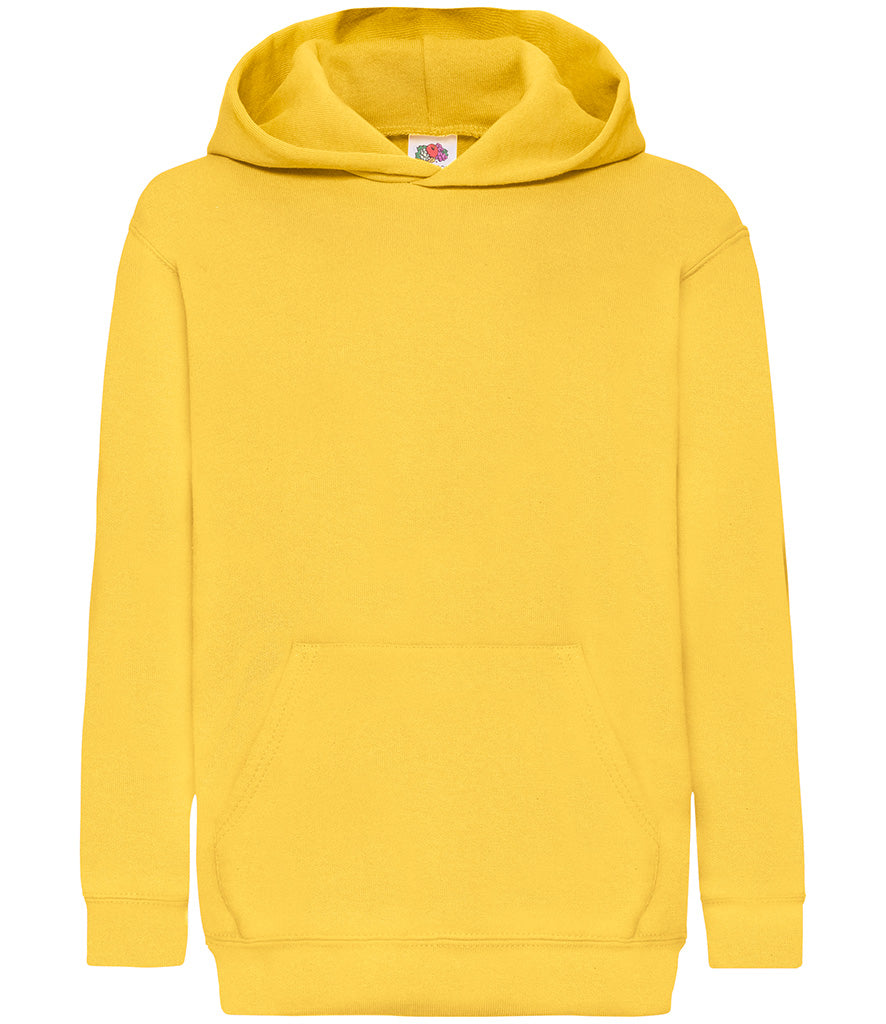 SS14B (620430) Fruit of the Loom Kids Classic Hooded Sweatshirt