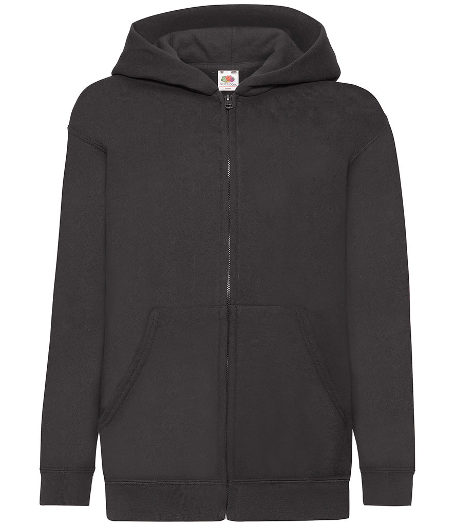 SS16B (620450) Fruit of the Loom Kids Classic Zip Hooded Sweatshirt