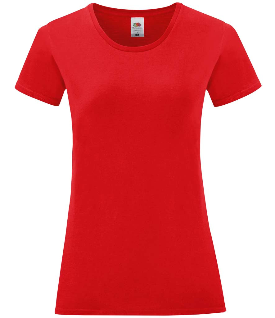 SS721 (614320) Fruit of the Loom Ladies Iconic 150 T-Shirt