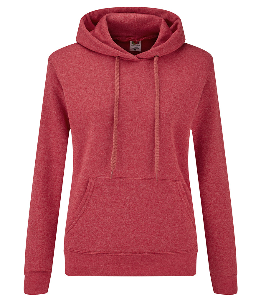 SS801 (620380) Fruit of the Loom Classic Lady Fit Hooded Sweatshirt