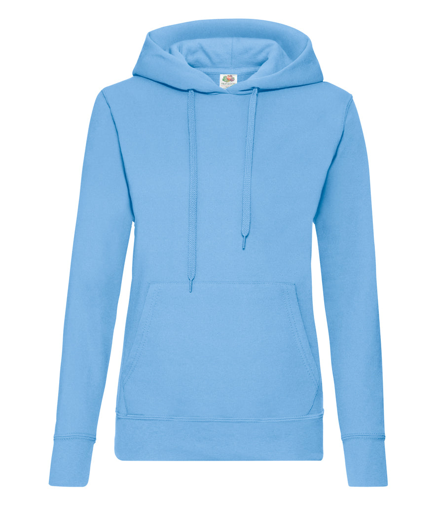 SS801 (620380) Fruit of the Loom Classic Lady Fit Hooded Sweatshirt