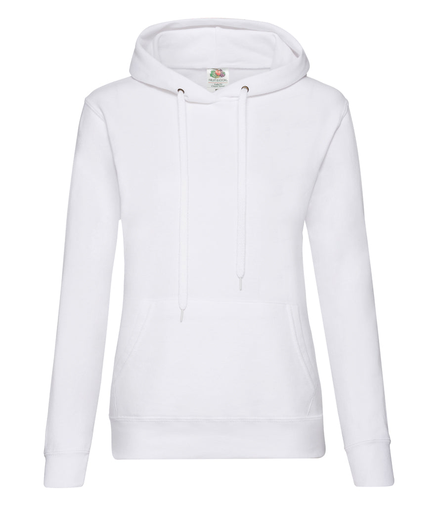 SS801 (620380) Fruit of the Loom Classic Lady Fit Hooded Sweatshirt