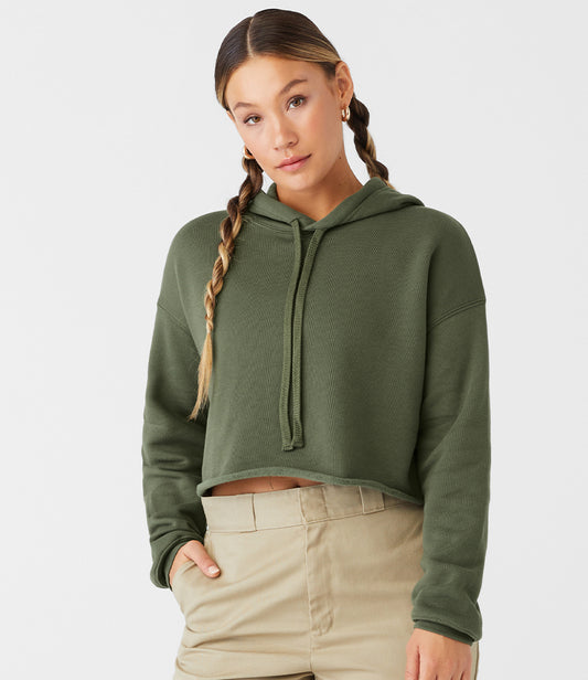 BL7502 (7502) Bella Ladies Cropped Hoodie