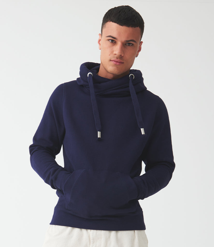 JH021 AWDis Cross Neck Hoodie